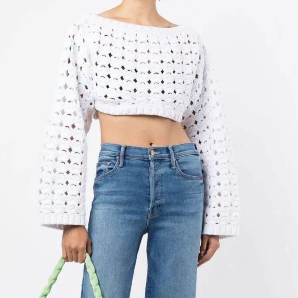 Rachel Comey cropped open knit jumper